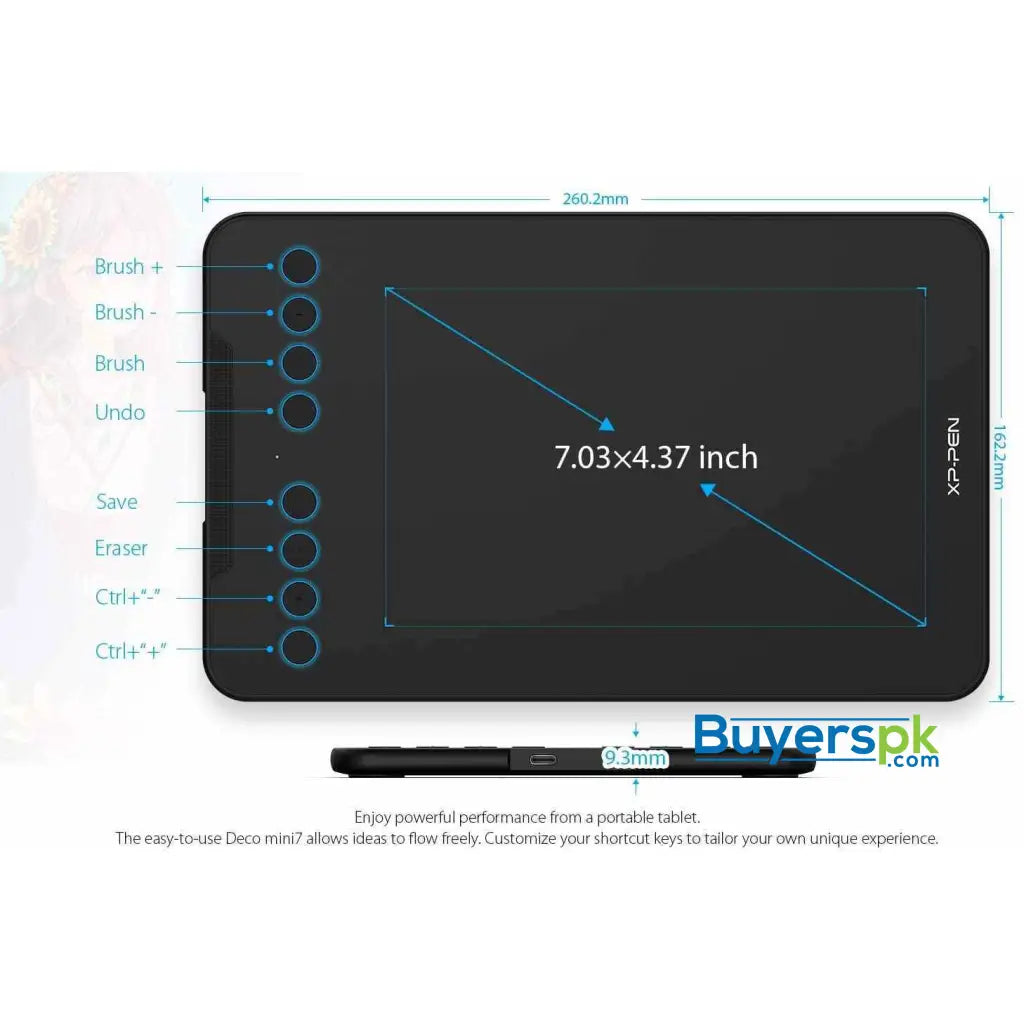 Xp Pen Deco Mini 7 Graphics Tablet - Graphic Price in Pakistan Xp Pen Deco Mini 7 Graphics Tablet - Graphic Price in Pakistan